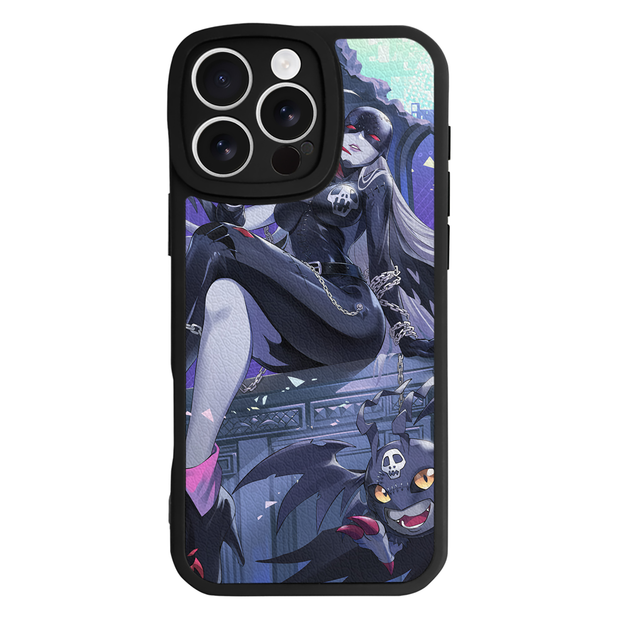 （画像用） Digimon デジタルモンスター/デジモン 【iPhone 16シリーズ対応】シリコンスマホケース（レザー調） 材質：シリコン